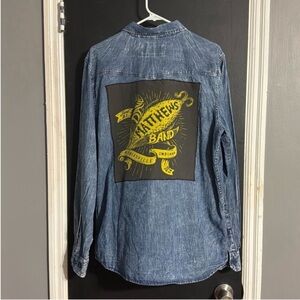 Upcycled One-of-a-Kind Dave Matthews Band Tour Shirt Size: L